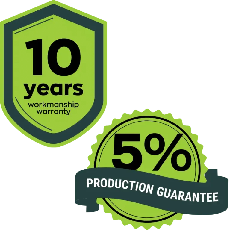 solar workmanship warranty and energy production guarantee