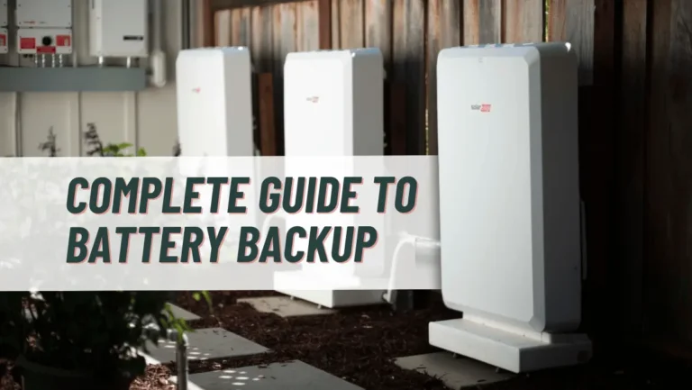 complete guide to battery backup